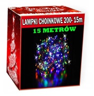 VIANOČNÉ SVETLÁ 200LED BLESK 15 METROV VONKU VIANOČNÉ SVETLÁ 200LED BLESK 15 METROV VONKU