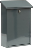 POŠTOVNÁ SCHRÁNKA NOVINY LETÁKY LIST 400x250x100mm GRAFITOVÁ ŠEDÁ POŠTOVNÁ SCHRÁNKA NOVINY LETÁKY LIST 400x250x100mm GRAFITOVÁ ŠEDÁ