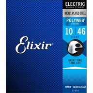 Gitarové struny Elixir 12050 Polyweb Light. elektrický Gitarové struny Elixir 12050 Polyweb Light. elektrický
