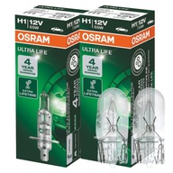 Super dlhotrvajúce žiarovky H1 OSRAM Ultra Life + W5W Super dlhotrvajúce žiarovky H1 OSRAM Ultra Life + W5W