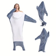 OUTFIT PRIKRÝVAČKA PRIKRÝVAČKA SPACÍ VAK SHARK PYŽAMOVÉ MÄKKÉ SHARK SHARK 150-160 OUTFIT PRIKRÝVAČKA PRIKRÝVAČKA SPACÍ VAK SHARK PYŽAMOVÉ MÄKKÉ SHARK SHARK 150-160