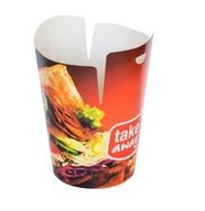 KRABIČKA NA JEDLO KRABIČKA NA REZANCE KEBAB 1000ml(50)ČERVENÝ PLAST