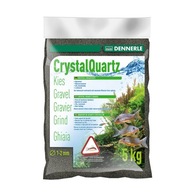 DENNERLE Krištáľový kremenný štrk 1-2 mm čierny 5kg DENNERLE Krištáľový kremenný štrk 1-2 mm čierny 5kg