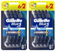 Holiaci strojček GILLETTE Blue 3 8ks x 2 Holiaci strojček GILLETTE Blue 3 8ks x 2
