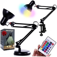 LAMPA OBÝVAČKY STIEMENÉ RGB + BIELA ​​LED + DIAĽKOVÉ OVLÁDANIE