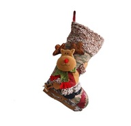 Veľká vianočná pančucha na zavesenie 1 ks 48cmX29cm Veľká vianočná pančucha na zavesenie 1 ks 48cmX29cm
