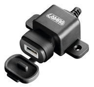 USB RÝCHLONABÍJAČKA S UPEVŇOVAČOM NA MOTORKU