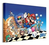 Obraz na plátne Rachael Hale Bowser Mario Bros 40x50 Obraz na plátne Rachael Hale Bowser Mario Bros 40x50