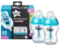 Antikoliková fľaša ADVANCED Tommee Tippee 2x260 m Antikoliková fľaša ADVANCED Tommee Tippee 2x260 m