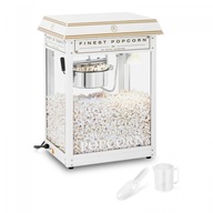 Stroj na popcorn - bielo-zlatý ROYAL CATERING 10011101 RCPS-WG1