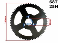VRECKO NA ZADNÉ OZUBENÉ koleso 25H 68z 26mm Pitbike Mini Cross Bike Quad ATV VRECKO NA ZADNÉ OZUBENÉ koleso 25H 68z 26mm Pitbike Mini Cross Bike Quad ATV