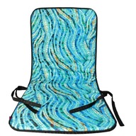 Mozaikové ležadlo/podsedák na stoličku s operadlom