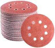 BRÚSNY PAPIER OKRUHOVÝ 8 DIEROVÉ KOTOUČE 125MM 180 BRÚSNY PAPIER OKRUHOVÝ 8 DIEROVÉ KOTOUČE 125MM 180