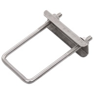 U konektor pre plotové stĺpiky, 60x40 mm, 25 U konektor pre plotové stĺpiky, 60x40 mm, 25