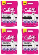 Calitti Crystals levanduľová silikónová podstielka pre mačky 4x3,8l