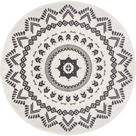 Nomade okrúhly koberec, 120 cm, dekoračný BOHO, 120 cm