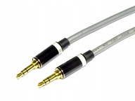 Prepojovací kábel tenký konektor malý JACK 3,5 mm HQ 1,5 m Prepojovací kábel tenký konektor malý JACK 3,5 mm HQ 1,5 m