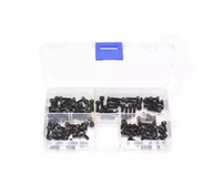 Sada oceľových skrutiek M3 12,9 100 pcs Sada oceľových skrutiek M3 12,9 100 pcs