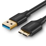 Uzelený kábel USB-A 3.0 Micro USB-B SuperSpeed 5 Gb/s 1 m čierny US130 Uzelený kábel USB-A 3.0 Micro USB-B SuperSpeed 5 Gb/s 1 m čierny US130