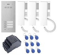 3-rodinný interkom ACO COMO-PRO-A3 pod omietku, 3x napájanie unifónu 3-rodinný interkom ACO COMO-PRO-A3 pod omietku, 3x napájanie unifónu