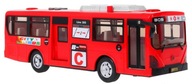 Školský autobus Gimbus znie červený otvorený