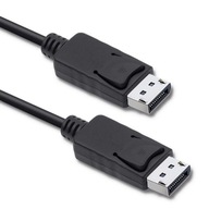 Qoltec DisplayPort v1.2 kábel samec | DisplayPort