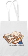 Book Bag Gift White 6 Darček pre milovníka knihomoľov Book Bag Gift White 6 Darček pre milovníka knihomoľov