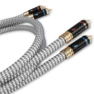 Ricable Invictus Signal Reference - Kábel 2RCA-2RCA - 7N 99,99999% - 2x0,5m Ricable Invictus Signal Reference - Kábel 2RCA-2RCA - 7N 99,99999% - 2x0,5m