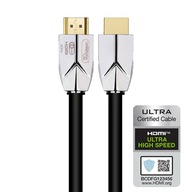 CERTIFIKOVANÝ HDMI 2.1 UHD 8K 4K 60/120Hz KÁBEL PRIPOJENIA UHDC 1,5 m CERTIFIKOVANÝ HDMI 2.1 UHD 8K 4K 60/120Hz KÁBEL PRIPOJENIA UHDC 1,5 m