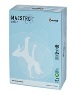 Papier do kopírky do tlačiarne A4, 80g, svetlomodrý MAESTRO