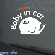 NO.1 veľkosť 2 kusy Baby on Board Baby in Car Slippery NO.1 veľkosť 2 kusy Baby on Board Baby in Car Slippery