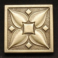 Dekor, mosadzný ornament 25mmx25mm Dekor, mosadzný ornament 25mmx25mm