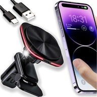 MAG BEZPEČNÝ MAGNETICKÝ DRŽIAK NA IPHONE NA MRIEŽKU AUTA 15W QC PD MAG BEZPEČNÝ MAGNETICKÝ DRŽIAK NA IPHONE NA MRIEŽKU AUTA 15W QC PD