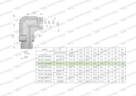 Hydraulicky nastaviteľné koleno BB M16x1,5 10L x 1/4"BSP s Waryński úpravou Hydraulicky nastaviteľné koleno BB M16x1,5 10L x 1/4"BSP s Waryński úpravou