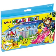 GLASS DECO FARBY NA SKLO 12 FARIEB GD10P12R AMOS GLASS DECO FARBY NA SKLO 12 FARIEB GD10P12R AMOS