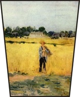 Screen In the Wheat od Berthe Morisot