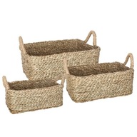 KOŠÍK S MORSKOU TRÁVOU na kozmetiku BOHO KOŠÍKY x3 KOŠÍK S MORSKOU TRÁVOU na kozmetiku BOHO KOŠÍKY x3