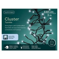 LED lampy 3m 448L super husté, studené na vianočný stromček LED lampy 3m 448L super husté, studené na vianočný stromček