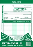 Tlač - faktúra s DPH RR A5 TYPOGRAF Tlač - faktúra s DPH RR A5 TYPOGRAF