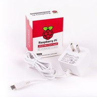 5,1V/3A USB-C napájací zdroj pre Raspberry Pi 4 white US 5,1V/3A USB-C napájací zdroj pre Raspberry Pi 4 white US
