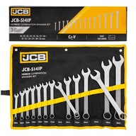 SADA KOMBINOVANÝCH KĽÚČOV 14 PRVKOV OCEL CRV 10-32 MM JCB SADA KOMBINOVANÝCH KĽÚČOV 14 PRVKOV OCEL CRV 10-32 MM JCB