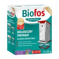 Biologický prípravok na latríny a suché WC Biofos Professional 50g x 5