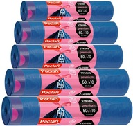 PREMIUM Vrecia na odpadky 60L 50 ks PACLAN 5 roliek PREMIUM Vrecia na odpadky 60L 50 ks PACLAN 5 roliek