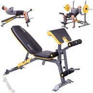 LAVIČKA S MODLITEBNÝM PÁSOM 4V1 POD HMS FITNESS TYČMI NA CVIČENIE, NASTAVITEĽNÁ LAVIČKA S MODLITEBNÝM PÁSOM 4V1 POD HMS FITNESS TYČMI NA CVIČENIE, NASTAVITEĽNÁ