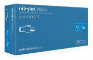NITRYLEX CLASSIC MODRÉ NITRILOVÉ RUKAVICE M 100 KS