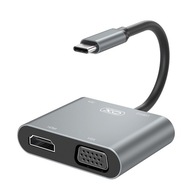 XO hub HDMI VGA USB 3.0 USB-C adaptér pre notebook XO hub HDMI VGA USB 3.0 USB-C adaptér pre notebook