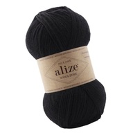 Alize Wooltime 60 čierna Alize Wooltime 60 čierna