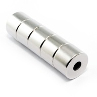 NEODYMOVÝ PRSTEŇOVÝ MAGNET 14,8x5,2x10 - 5 KS NEODYMOVÝ PRSTEŇOVÝ MAGNET 14,8x5,2x10 - 5 KS