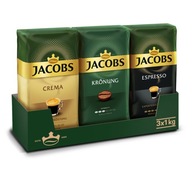 Jacobs Crema Kronung Espresso zrnková káva 3kg Jacobs Crema Kronung Espresso zrnková káva 3kg