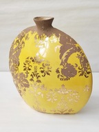 Exkluzívna keramická váza s filipínskym zlátením